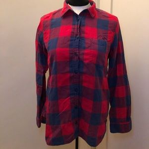 JCrew Women’s Plaid Button Down Shirt